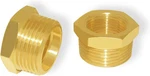 Hooshing 2pcs 1" Npt Male To 3/4" Female Brass Reducer Hex Bushing Threaded. Fixed Price $15.99.
