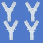 Quickun 3/8" Hose Barb Fitting Equal Barbed Y Shaped 3 Way Plastic Joint Splicer. Fixed Price $10.45.