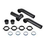 Dearborn 1-1/2" Abs Plastic Slip Joint Baffle Tee Drainage 25 Pack. Fixed Price $112.50.