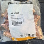 Mueller Streamline Pf10146 Copper Press Fittings 3/4" Coupling With Stop 17pk. Fixed Price $50.00.