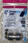 Sharkbite Max 1/2 X Straight Coupling, Push-to-connect, Ur008a. Fixed Price $10.20.