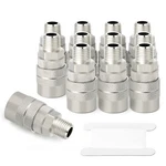 Gasher 12pcs 1/2-inch Male Industrial 1/2" Mnpt X 1/4" Flow, Brass. Fixed Price $49.35.