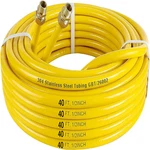 Thmxit 40ft Standard Csst 1/2 Gas Line Hose 2 Male Adapter Fittings. Fixed Price $98.08.