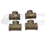 Lot Of 4 Sa Merit X106-12 3/4" Tee Fitting Steel. Fixed Price $47.75.