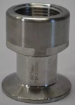 Vne Stainless Steel Female Adapter Clamp X Fnpt 1" Tube Od Eg221.0 693-10472. Fixed Price $21.00.