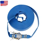 1.5" X 100ft Irrigation Discharge Hose With Npt Pin Lug And Nipple Fittings. Fixed Price $58.39.