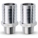 Maacflow Stainless Steel 1/2" Male 1" Barb X Npt, Silver. Fixed Price $26.08.