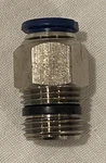 (qty 9) 1/2" Tube X 1/2 Nptm Push In Straight Connector, Aignep 88000-08-08. Fixed Price $55.00.