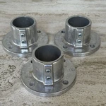 Lot Of 3 Hollaender Speed-rail Fittings 42-8 Round Base Flange For 1-1/2" Ips. Fixed Price $34.99.