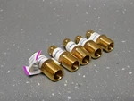 (5) Amc Brass 3/8" Barb X 1/2" Mip Hose Adapter For Fuel Gas Air Water. Fixed Price $9.59.