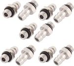 Uxcell M5 Male Thread To 4mm Pneumatic Tube Hose Mini Barb 4mm, Silver. Fixed Price $12.22.