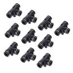 1/2" Od Push To Connect Air Line Fitting Tube Tee Quick Release Pneumatic 10pcs. Fixed Price $13.99.