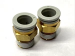 Smc Kq2h16-04as Push To Connect Fittings 16mm Od Lot Of 2. Fixed Price $14.24.
