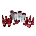 Colorfit By Milton Coupler & Plug Kit - (m-style, Red) 1/4" Npt, (14-piece). Fixed Price $24.99.