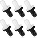 6 Pcs Inline Vacuum Barbed One Way Check Valve, 3/8" 10mm Brake Black & White. Fixed Price $16.99.