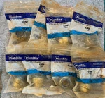 8 Fittings Jones Stephens C77451lf 3/4" Plumbite Push On Cap - Brass. Fixed Price $55.00.