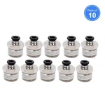 Push To Connect Air Fittings Straight 1/4" Tube Od 1/2" Npt Male Thread 10pcs. Fixed Price $23.99.