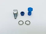 Lot Of 5 Pc X Festo Elbow Quick Connector Lck-1/4-pk-6 (4472) , V6#133 / V6#133b. Fixed Price $110.00.