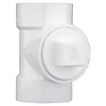Manufacturer Varies Pvc Cleanout Tee With Plug, Hub X Fnpt, 3 In Pipe Size. Fixed Price $26.43.