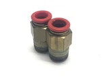 Smc Kq2s09-35as Fitting 5/16" One Touch To 1/4" Npt Lot Of 2. Fixed Price $10.79.