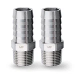 Maacflow Stainless Steel 3/8" Male Npt To 5/8" Hose Id Barb Barbed Fitti.... Fixed Price $17.18.