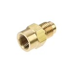 Brass Pipe Fitting, Sae 1/4" Flare Male To 1/8 Npt Female Thread. Fixed Price $7.99.