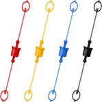 4 Sets 1/4 Hydraulic Hose Caps Quick Coupler Cover Male Dust Cap And Female Plug. Fixed Price $25.99.