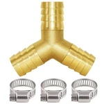 3/4" Hose Barb Y Shaped 3 Way Union Fitting Intersection/split Brass Water/fuel/. Fixed Price $16.24.