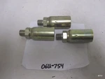 3 Qty Eaton Weatherhead Crimp Fitting 06u-754 Without Sleeve. Fixed Price $13.32.