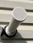 New All Plastic Pvc Pipe Mesh Vent Cap, Various Sizes, Fits On Outside Of. Fixed Price $19.99.