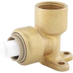 Jones Stephens C77436lf 1/2" Fpt Plumbite Push On Drop Ear 90 - Brass. Fixed Price $16.23.