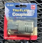 Tru-flate 13-537; Coupler; I/m Style; 3/8" Female Npt. Fixed Price $6.50.