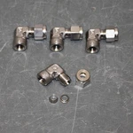 (4) Parker Elbow Fitting Adapter 4fel2n-316, 1/4" Od Compression X 1/8" Npt, Ss. Fixed Price $59.95.