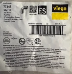 Viega Propress 1/2 In. Press X Ftg 90-degree Street Elbow - 10pk. Fixed Price $36.95.