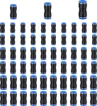 60 Pcs Straight Push Connectors Quick Release Pneumatic 6/8/10mm, Black. Fixed Price $17.59.