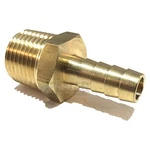 Edge Industrial 3/8" Hose Id To 1/2" Male Npt Mnpt Straight Brass Fitting Fuel/w. Fixed Price $13.99.