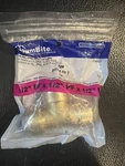 Jones Stephens C77440lf 1/2" Plumbite Push On Tee - Brass. Fixed Price $10.08.