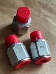 Lot Of 3 - Ryco Rw826h -0812 B24f Crocbite Adapter Fitting Connector. Fixed Price $28.49.