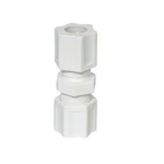 Jaco 15-4-p-o - Polypropylene Union Connector 1/4" Od Tube X -154po. Fixed Price $14.99.