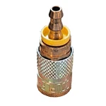 Milton 1786-4 T Push-lock Coupler, 1/4" Hose Barb New Nos Free Shipping. Fixed Price $11.99.