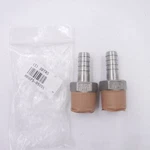 2x Zoro Select Hb075-050ss 3/4" Barbed X Mnpt 316 Ss Hose Barb. Fixed Price $19.99.