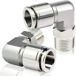 Tailonz Pneumatic 304 Stainless Steel Male Elbow - 1/2 Inch Tube Od X 1/4. Fixed Price $14.99.