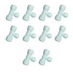 Yzm Tee 3/8" To 1/4" Od Tube Quick Connect Fittings Ro Water Filters .... Fixed Price $18.42.