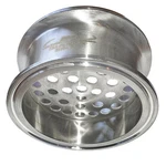 Hfs(r) 3" Tri Clamp Filter Plate, Middle Weld, 6mm Holes Stainless Steel 304. Fixed Price $23.74.