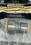 Boshart 304 Stainless Steel Push-fit Coupling Sspf-c1007 1" X 3/4" Cts. Fixed Price $17.99.