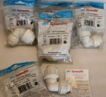 John Guest Speedfit Pei212820p - 3/4" X 1/2" Cts Elbows Lot Of 6. Fixed Price $52.49.