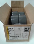 Lot Of 5 Spears 847-030 Cap Socket Sch80 3" Pvc Gray - New In Box. Fixed Price $97.50.