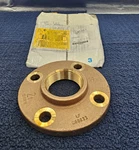 Merit Brass C89833 Lead Free Fitting 2-1/2" Threaded Companion Flange Npt Female. Fixed Price $120.07.