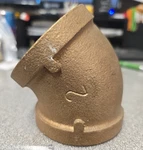 2" Red Brass 45 Degree Elbow *new Old Stock Never Installed*. Fixed Price $27.99.