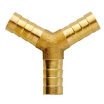 Quickun 3/8" Id Hose Brab, Brass Shaped Y 3 Ways Barbed 3/8"-1pcs,. Fixed Price $13.21.